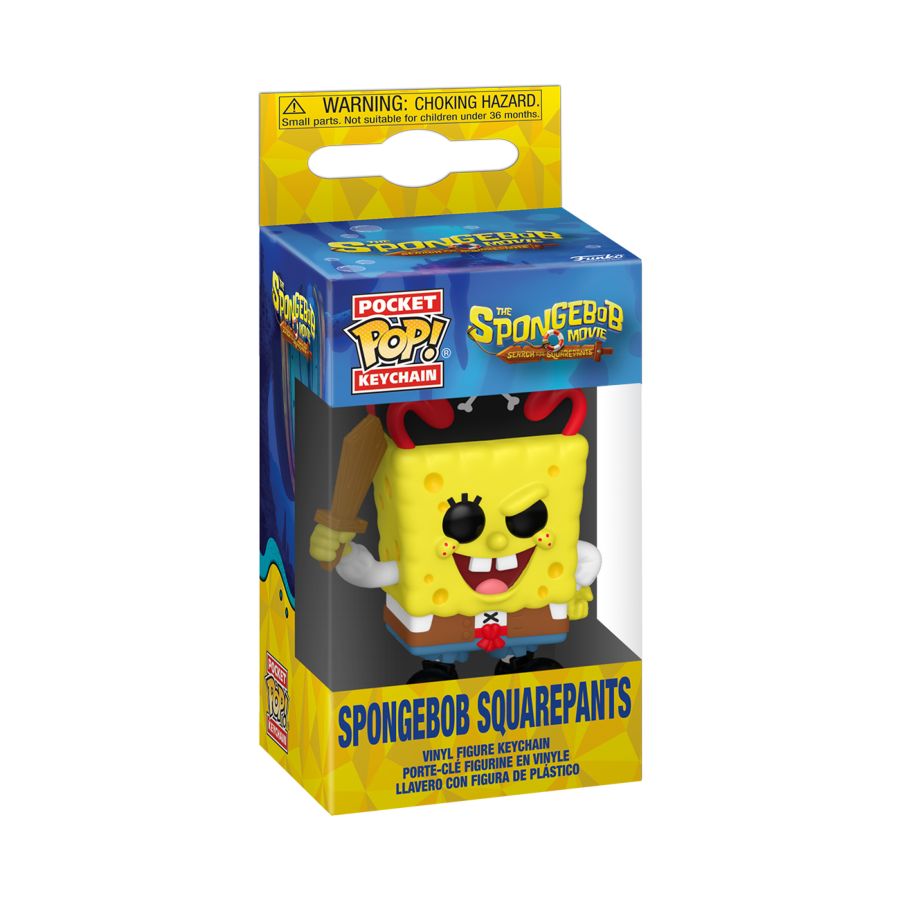 The SpongeBob Movie (2025) - Spongebob Squarepants Pop! Vinyl Keychain