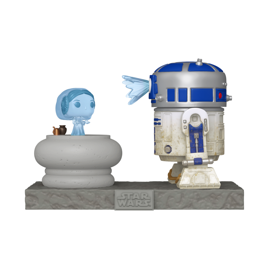 Star Wars - R2D2 with Leia Hologram Pop! Deluxe