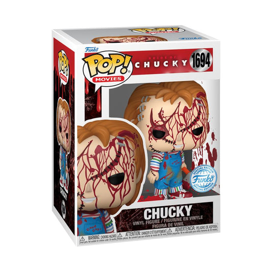 Bride of Chucky - Chucky (Battle Damaged) Pop! RS