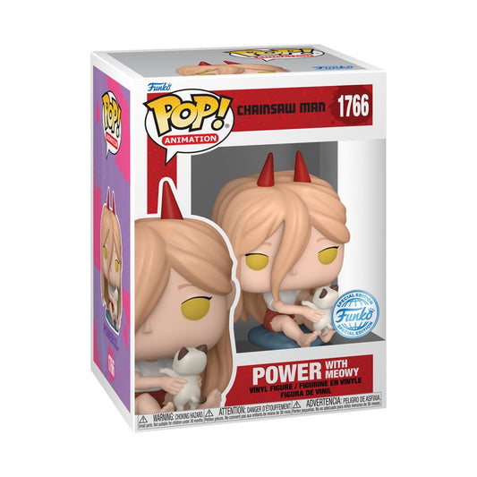 Chainsaw Man - Power with Meowy  US Exclusive Pop!