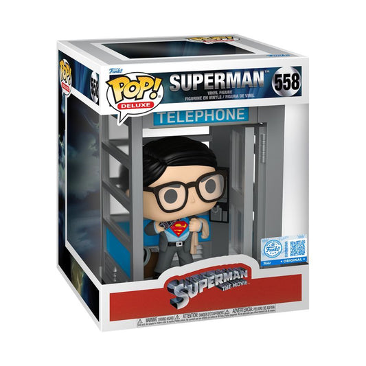 DC Comics – Superman in Phone Booth US Exclusive Pop! Deluxe