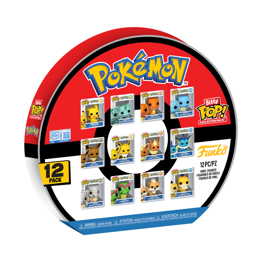 Pokemon - Pokeball Bitty Pop! 12-Pack