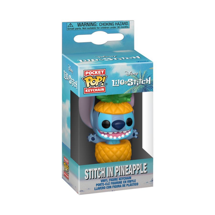 Lilo & Stitch – Stitch in Pineapple Pop! Keychain