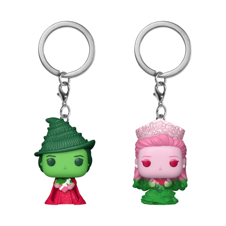 Wicked (2024) - Glina & Elphaba (Ombre) Pop! Keychain 2-Pack