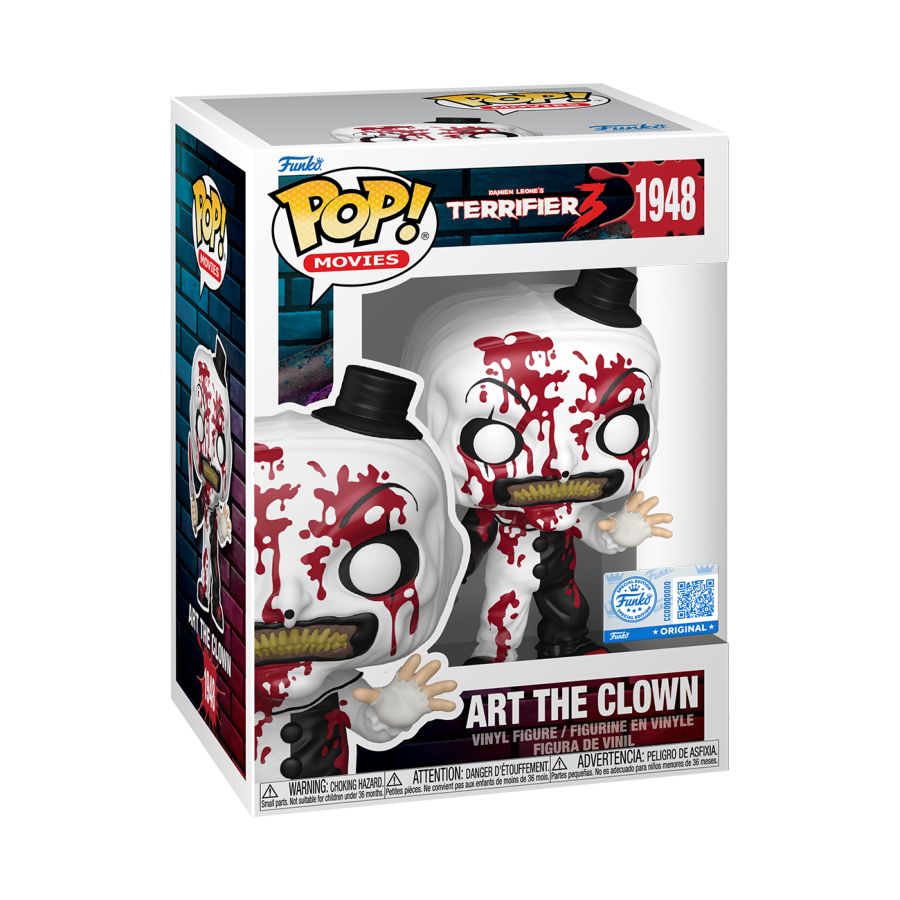 Terrifier - Art the Clown (Bloody) US Exclusive Pop! Vinyl