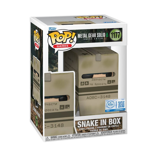 Metal Gear Solid 3: Snake Eater – Snake in Box Pop! Vinyl