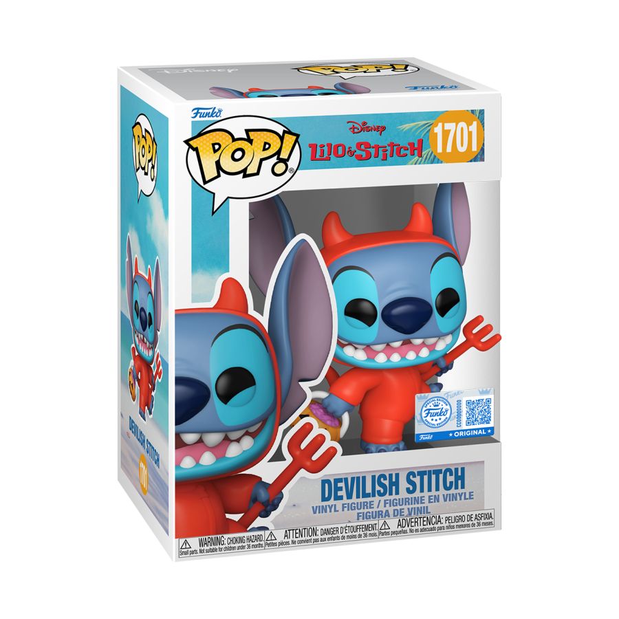 Lilo & Stitch - Stitch as Devil US Exclusive Pop! Vinyl [RS]