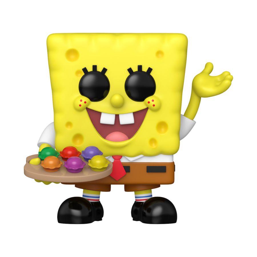Spongebob - Spongebob w/Patties GW Pop! RS