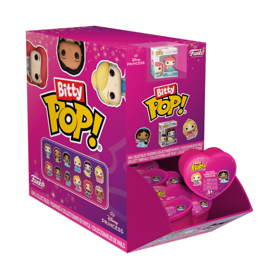 Disney: Princesses – Blind Heart Shaped Capsule Bitty Pop! Assortment