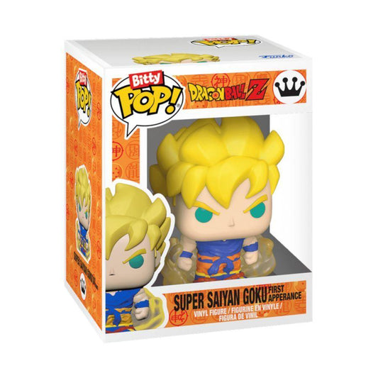 Dragon Ball Z – Super Saiyan Goku (First Appearance) Bitty Pop! with Keychain Case