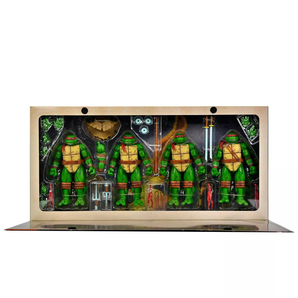 NECA Teenage Mutant Ninja Turtles Mirage Comics 7" Scale Action Figure Set - 4pk