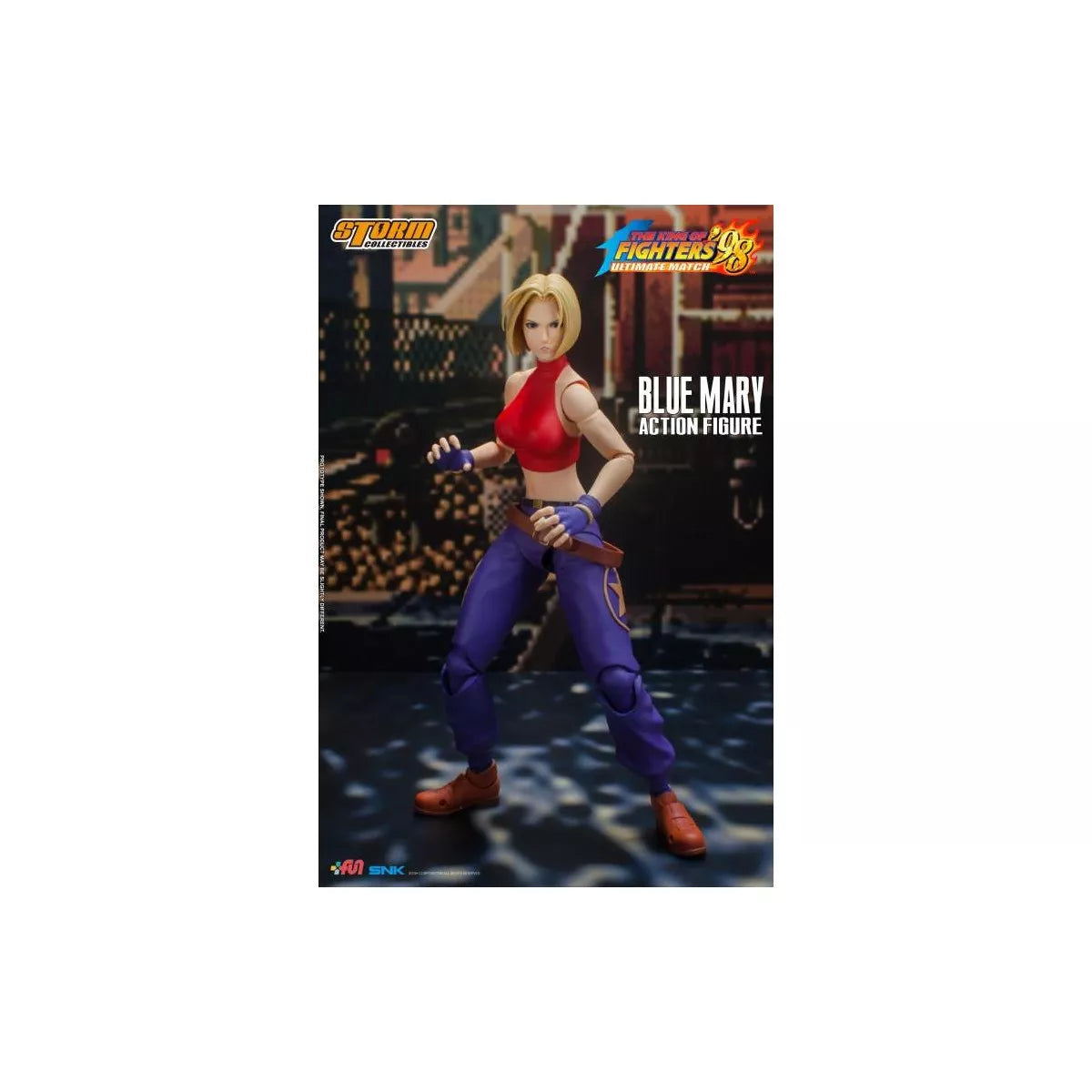 Storm Collectibles The King of Fighters '98 Blue Mary 1/12 Scale Figure