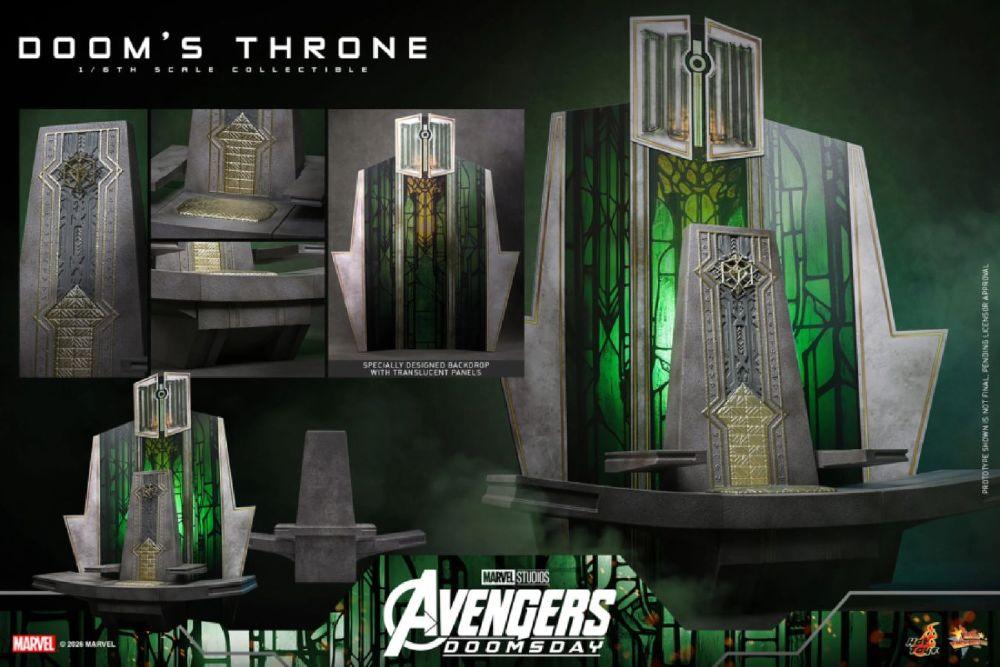 Avengers: Doomsday – Dr Doom’s Throne 1:6 Scale Collectable Figure Accessory **Pre-Order**