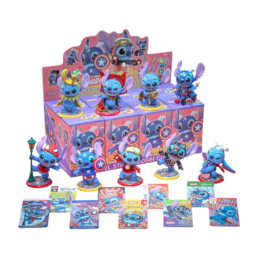 Marvel Comics - Stitch as Marvel Characters Cosbi Collection (Display of 8) Assortment