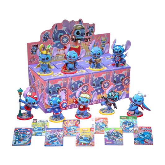 Marvel Comics - Stitch as Marvel Characters Cosbi Collection (Display of 8) Assortment