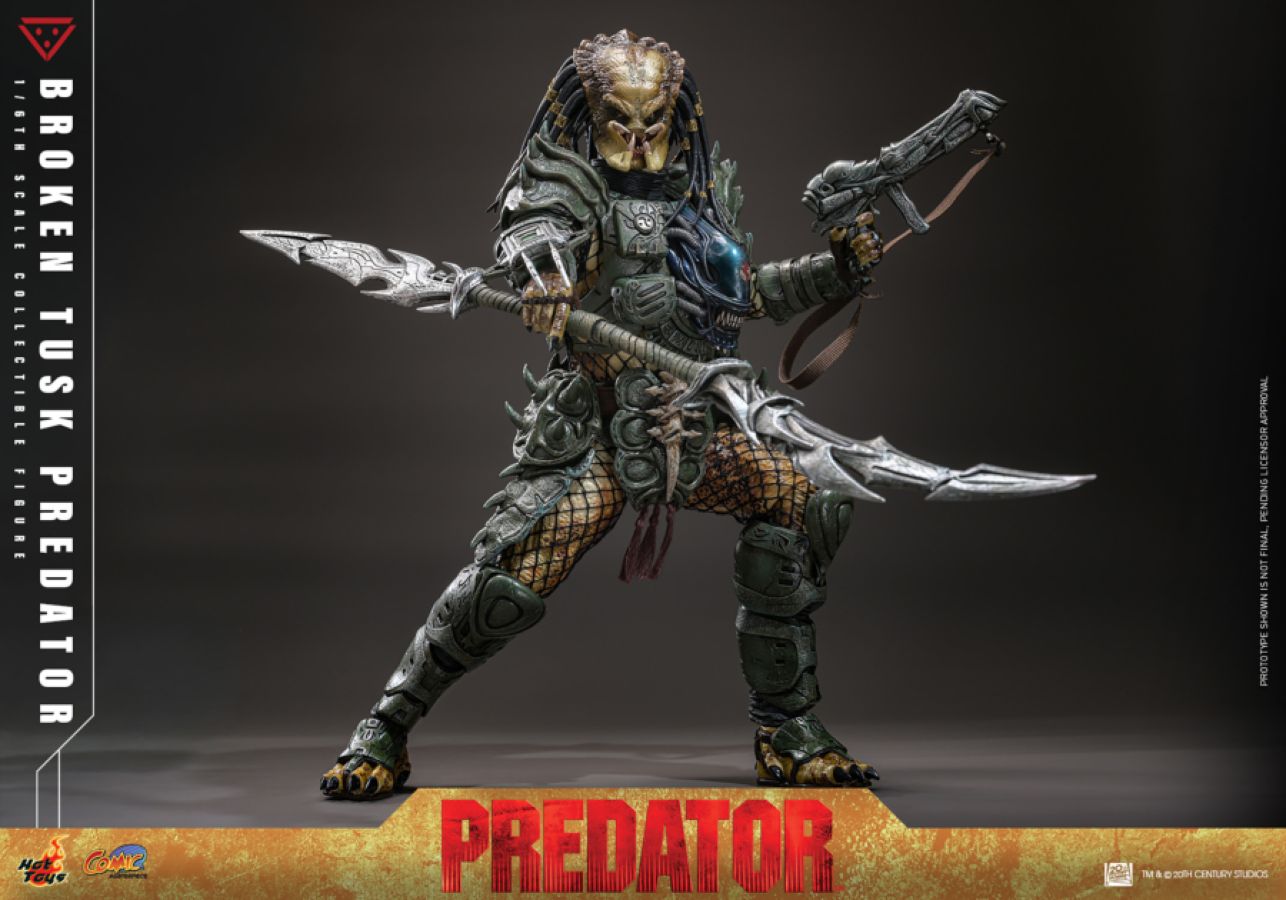 **Pre-Order** Predator - Broken Tusk Predator 1:6 Scale Collectable Action Figure