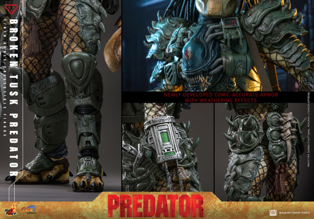 **Pre-Order** Predator - Broken Tusk Predator 1:6 Scale Collectable Action Figure