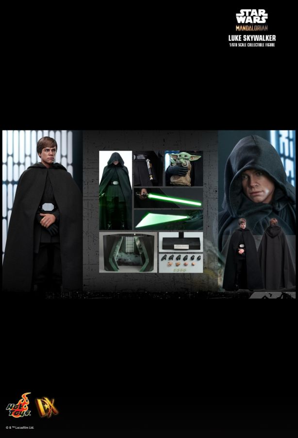 Star Wars: The Mandalorian - Luke Skywalker 1:6 Scale Collectable Action Figure
