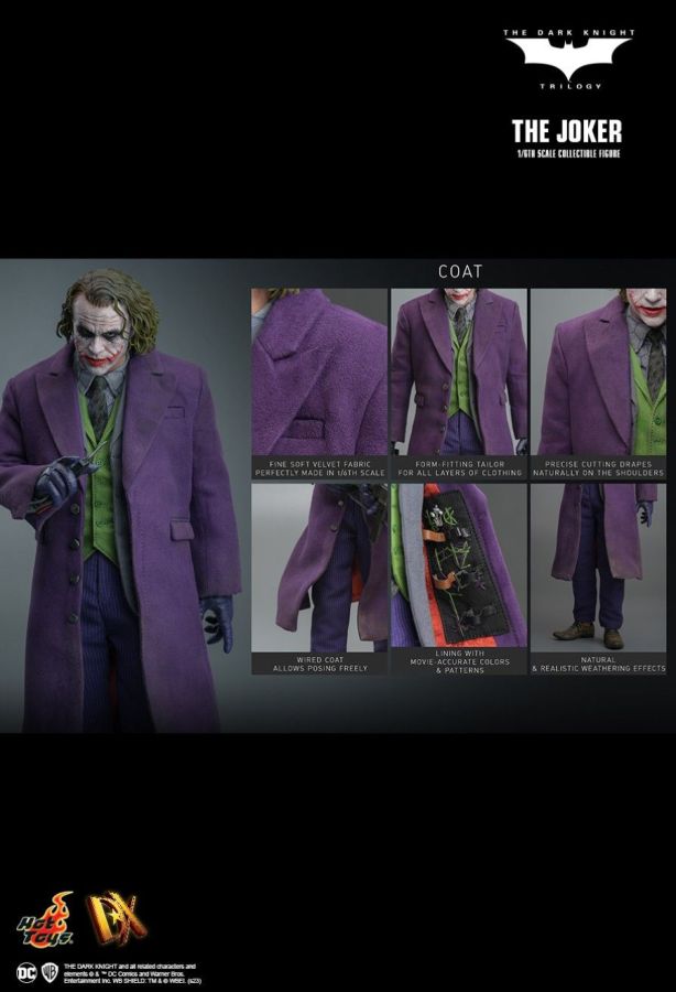 **Pre-order** The Dark Knight Trilogy - Joker 1:6 Scale Collectable Action Figure