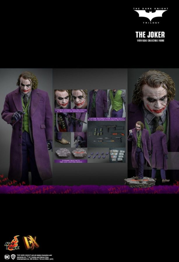 **Pre-order** The Dark Knight Trilogy - Joker 1:6 Scale Collectable Action Figure