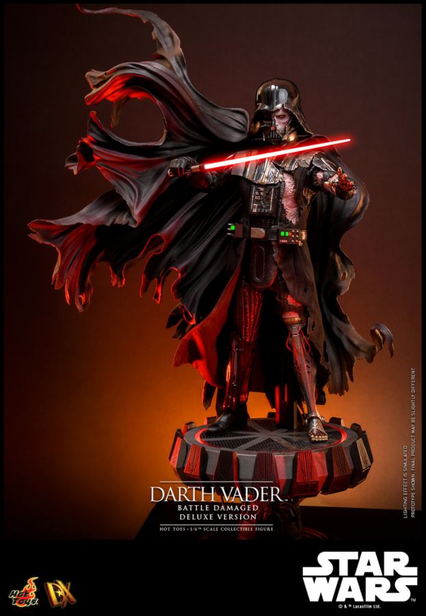 **Pre-order** Star Wars - Darth Vader (Battle Damaged) Deluxe 1:6 Scale Collectable Action Figure