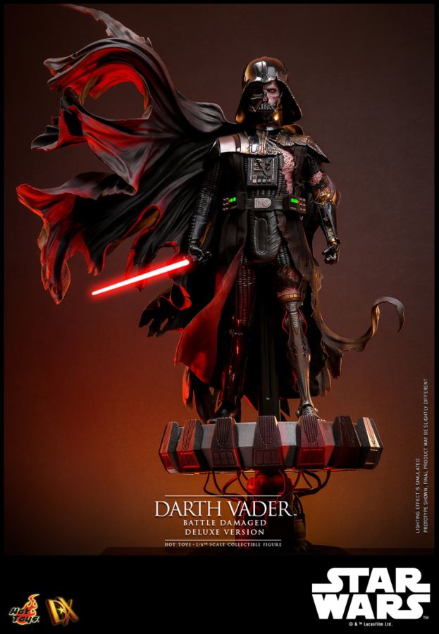 **Pre-order** Star Wars - Darth Vader (Battle Damaged) Deluxe 1:6 Scale Collectable Action Figure