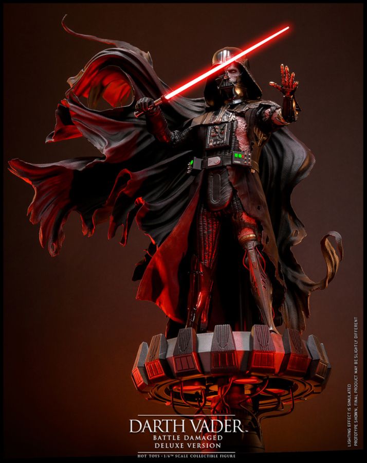 **Pre-order** Star Wars - Darth Vader (Battle Damaged) Deluxe 1:6 Scale Collectable Action Figure