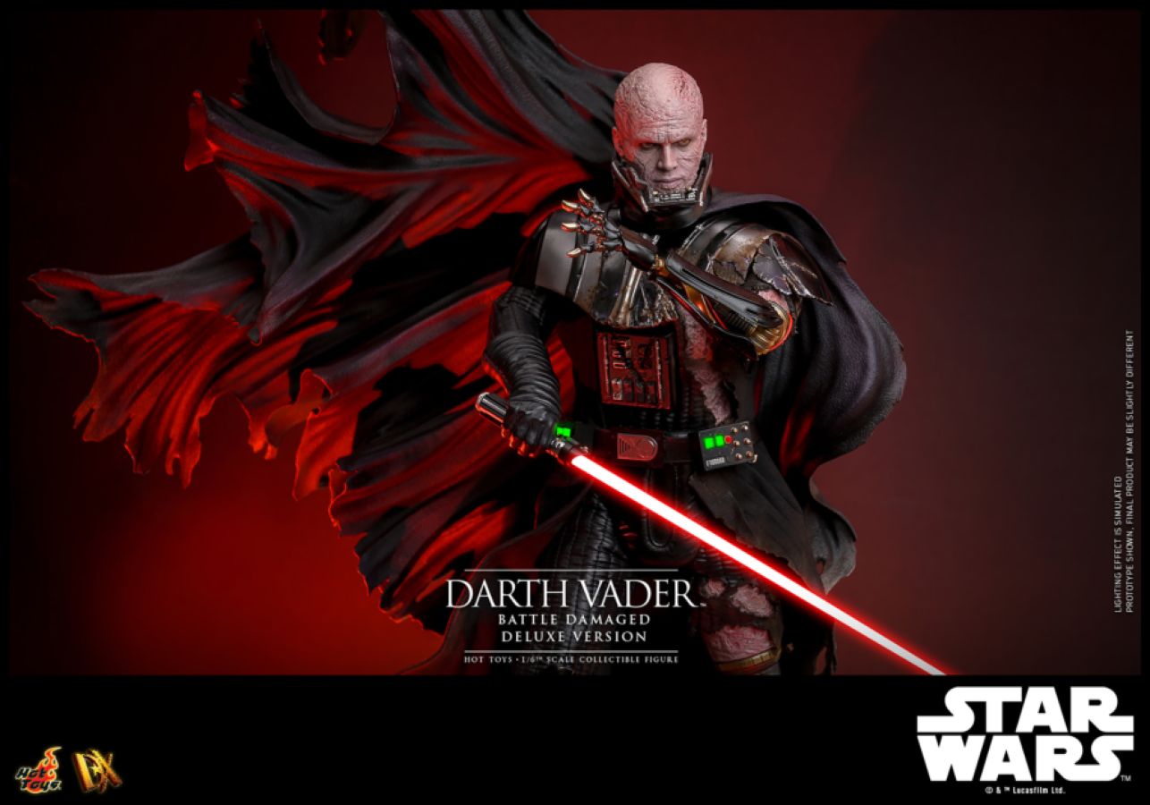 **Pre-order** Star Wars - Darth Vader (Battle Damaged) Deluxe 1:6 Scale Collectable Action Figure