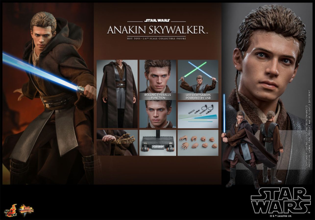 Star Wars - Anakin Skywalker Attack of the Clones 1:6th Scale Collectable Action Figure