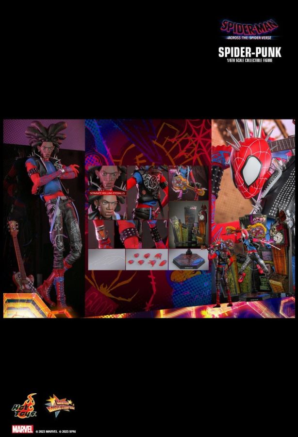 **Pre-order** Spider-Man: Across the Spider-Verse - Spider-Punk 1:6 Scale Collectable Action Figure