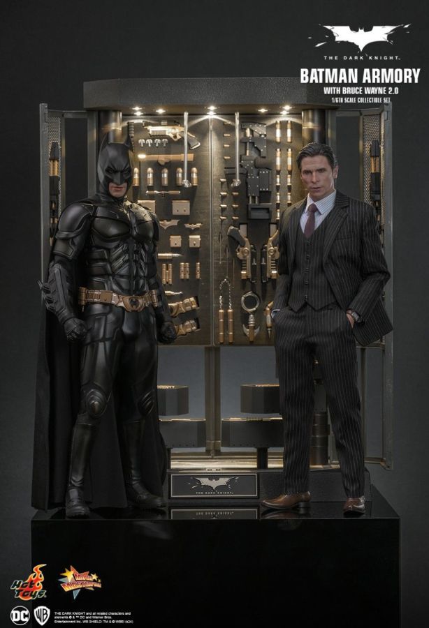 The Dark Knight - Batman Armory with Bruce Wayne (2.0) 1:6 Scale Collectible Figure Set