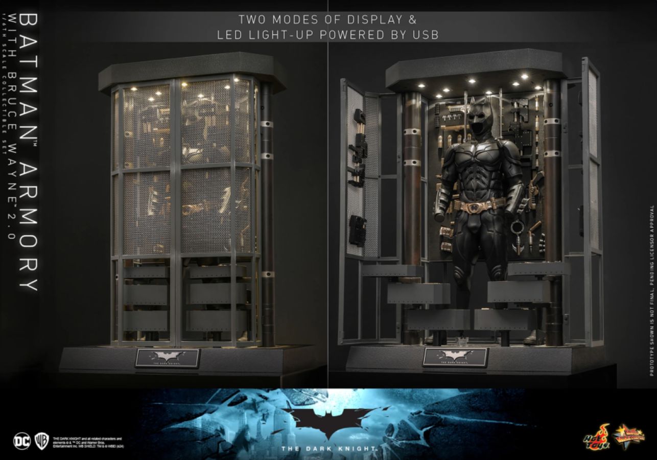 The Dark Knight - Batman Armory with Bruce Wayne (2.0) 1:6 Scale Collectible Figure Set