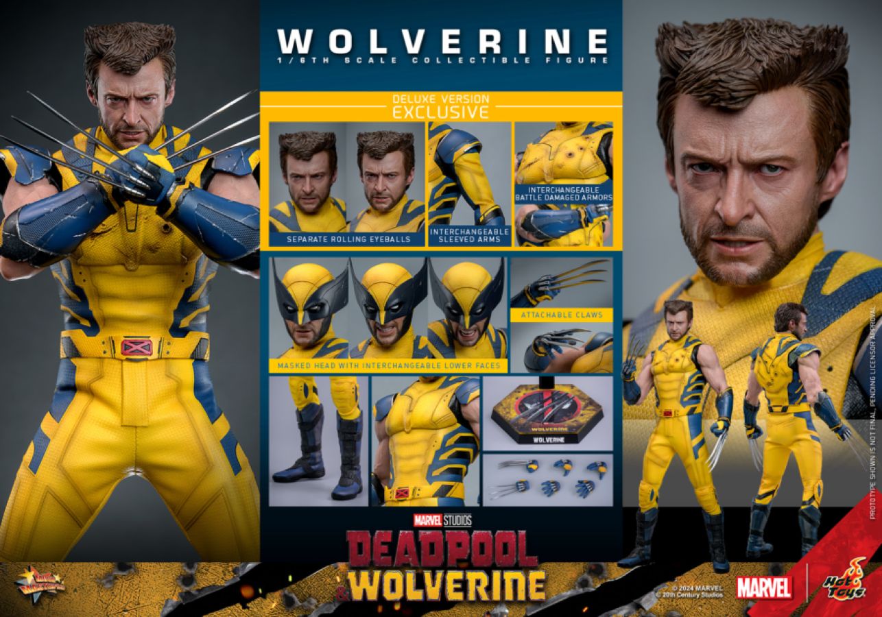 **Preorder Deposit** Deadpool & Wolverine - Wolverine Deluxe 1:6 Scale Collectable Action Figure