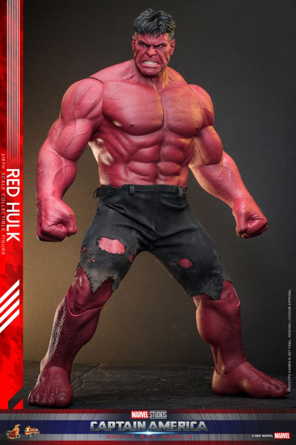 Captain America: Brave New World - Red Hulk 1:6 Scale Collectable Action Figure **Pre-Order**