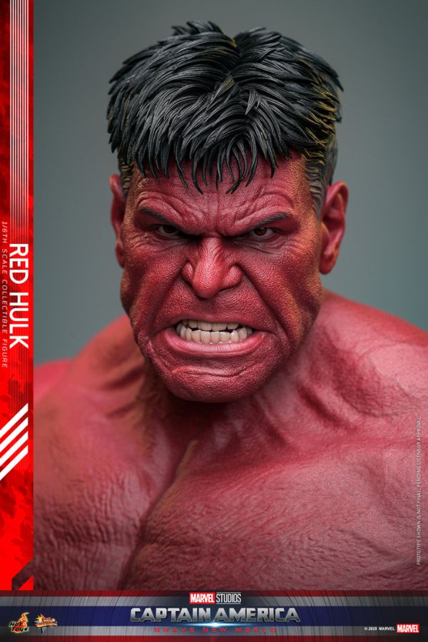 Captain America: Brave New World - Red Hulk 1:6 Scale Collectable Action Figure **Pre-Order**