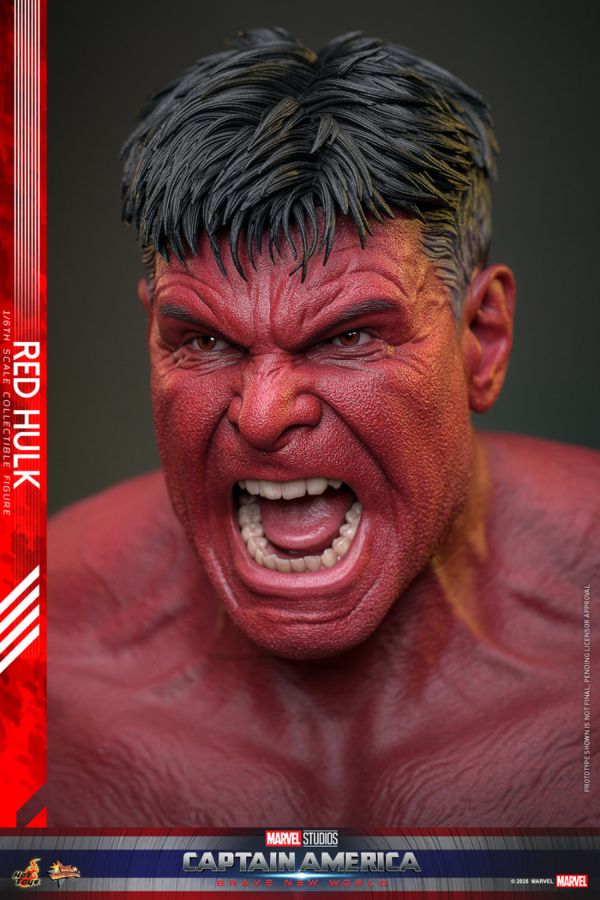 Captain America: Brave New World - Red Hulk 1:6 Scale Collectable Action Figure **Pre-Order**