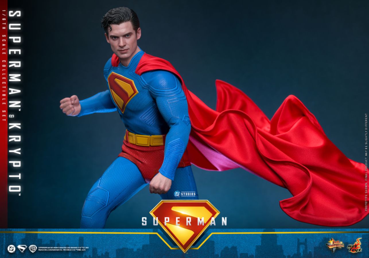 Superman (2025) - Superman & Krypto 1:6 Scale Collectable Action Figure Set **Pre-order**