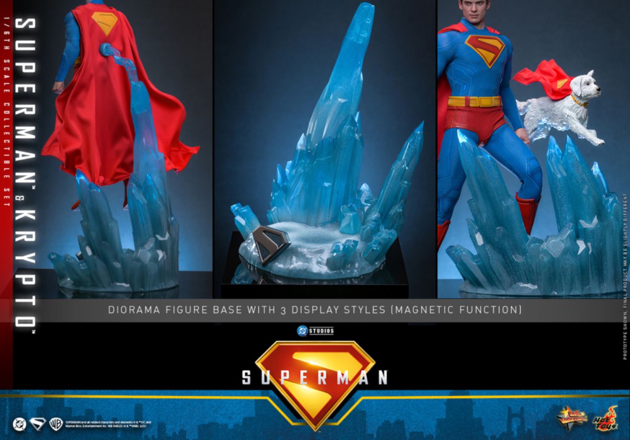 Superman (2025) - Superman & Krypto 1:6 Scale Collectable Action Figure Set **Pre-order**