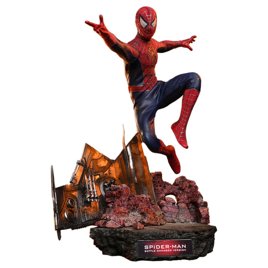 Spider-Man (2002) - Spider-Man (Battle Damaged Version) 1/6th Scale Hot Toys Action Figure **Pre-order**