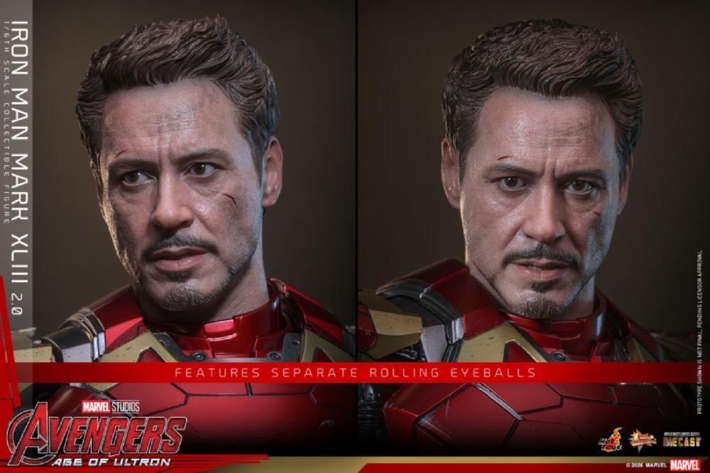 Avengers: Age of Ultron – Iron Man Mark XLIII (2.0) 1:6 Scale **Pre-order**