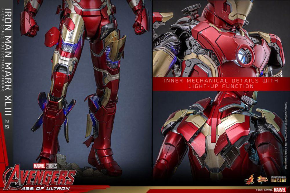 Avengers: Age of Ultron – Iron Man Mark XLIII (2.0) 1:6 Scale **Pre-order**