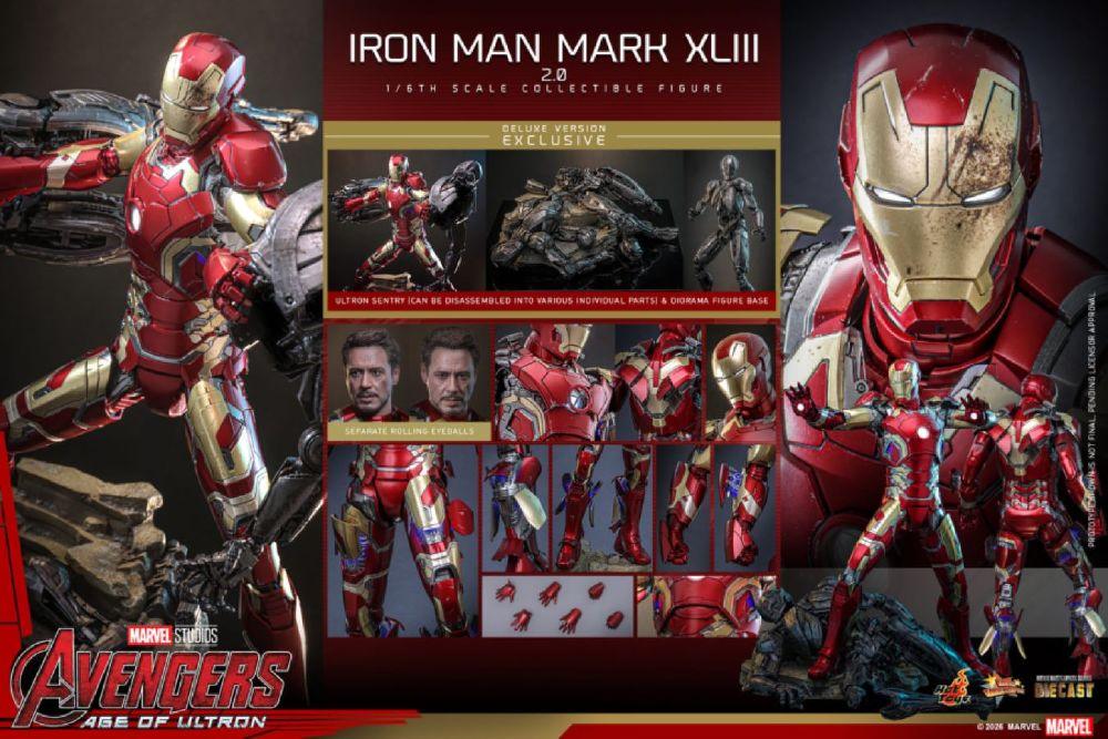 Avengers: Age of Ultron – Iron Man Mark XLIII (2.0) Deluxe  **Pre-order**