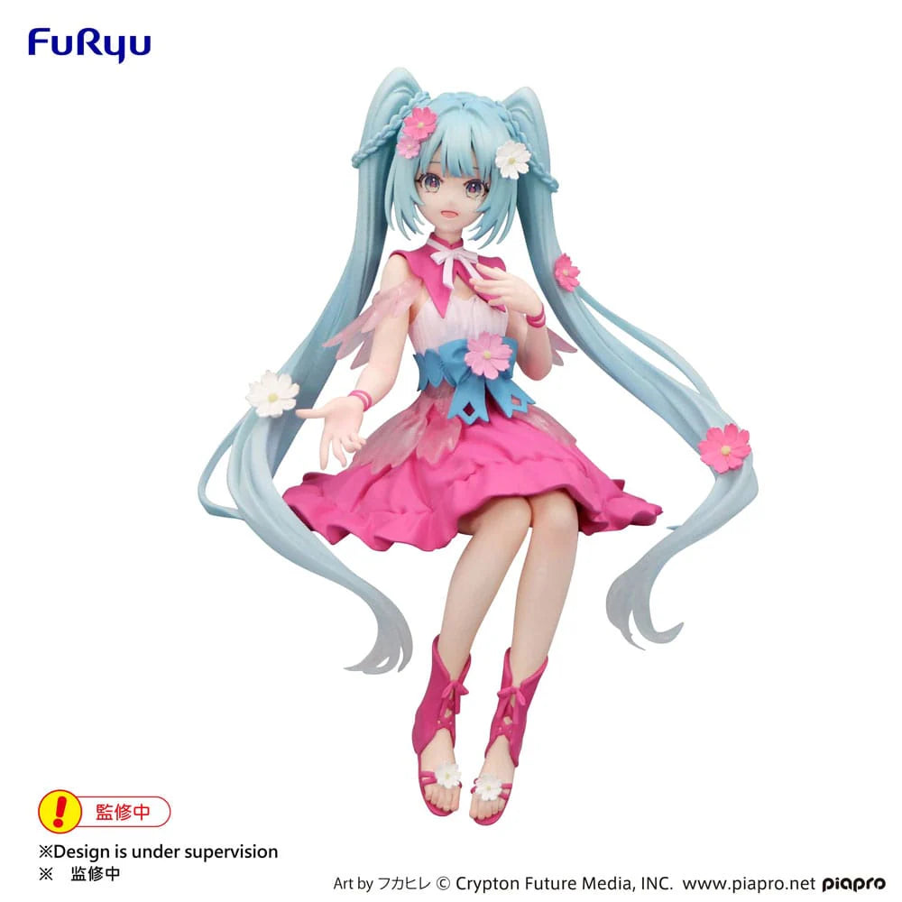 Hatsune Miku Noodle Stopper PVC Statue Flower Fairy Cosmos 14cm