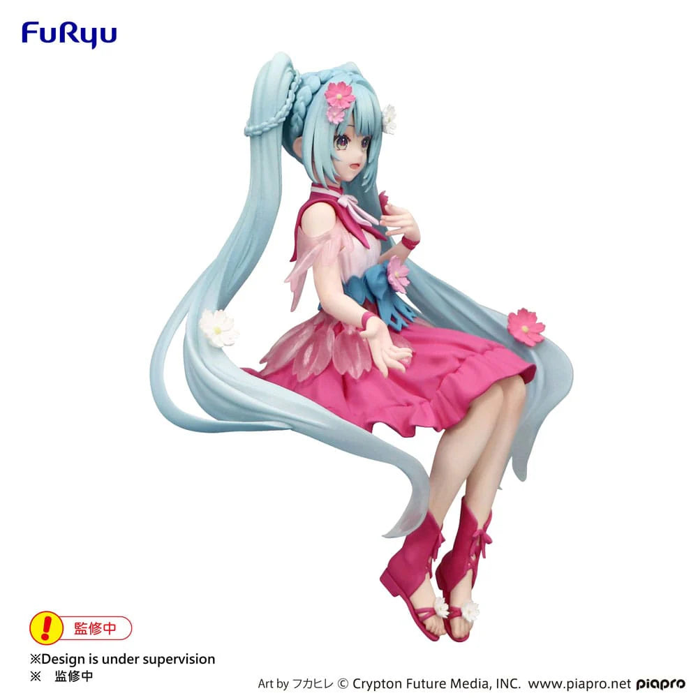 Hatsune Miku Noodle Stopper PVC Statue Flower Fairy Cosmos 14cm