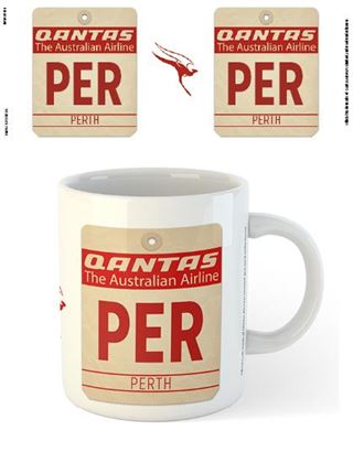 Qantas - PER Airport Code Tag