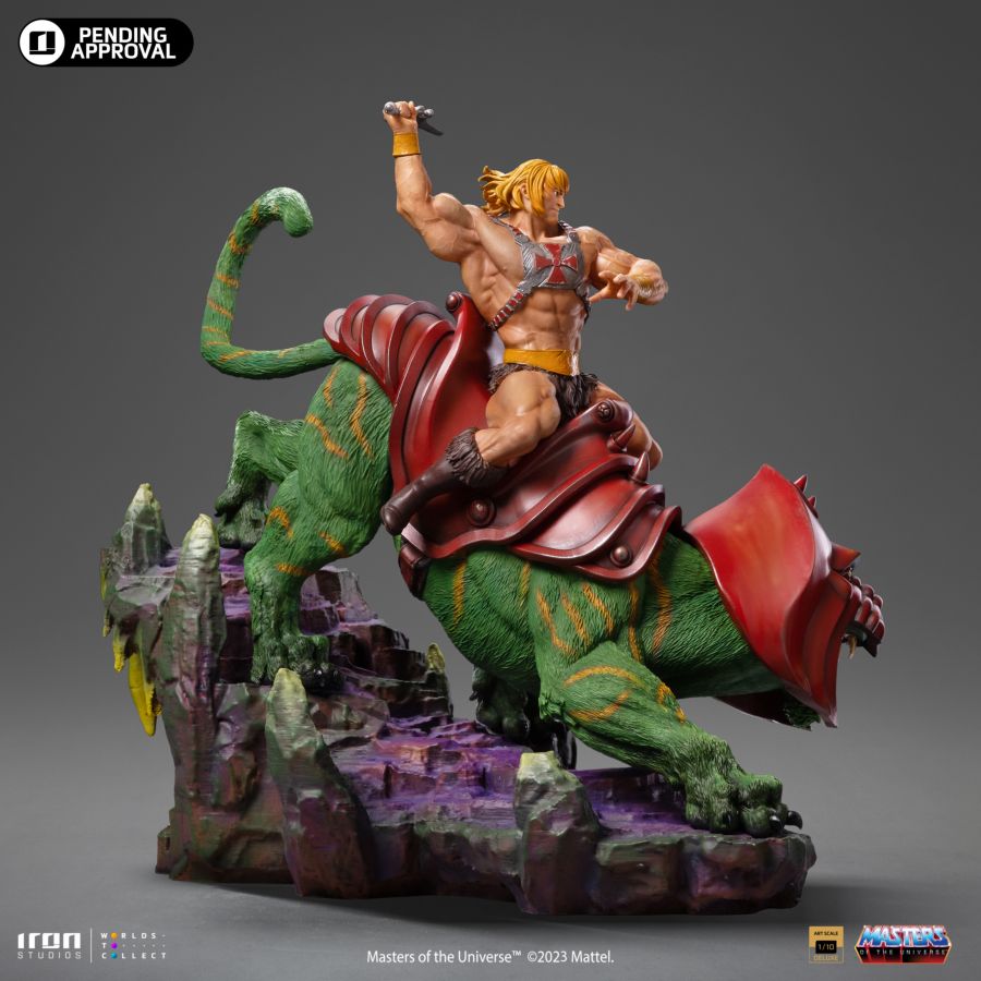 Masters of the Universe - He-Man & Battle-Cat 1:10 Scale Statue