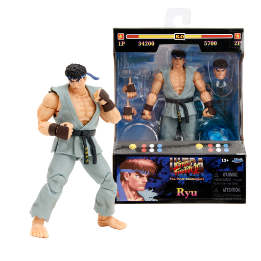 Street Fighter - Ryu (Player 2) 6" Action Figure