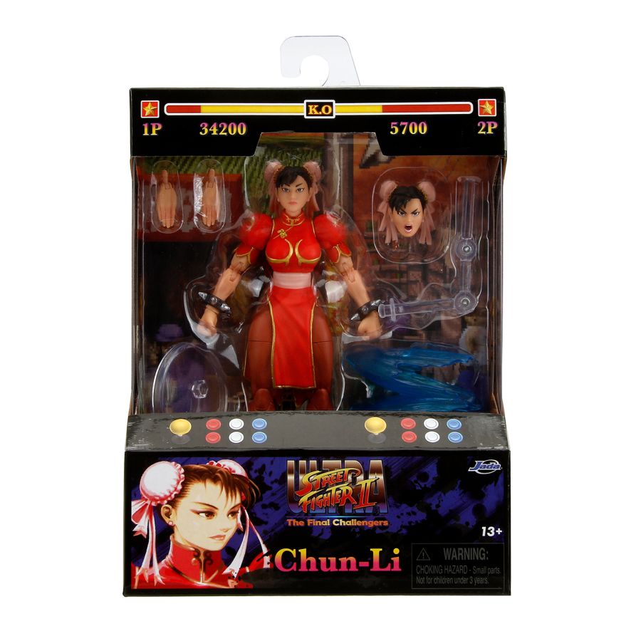 Street Fighter - Chun-Li (Player 2) 6" Action Figure