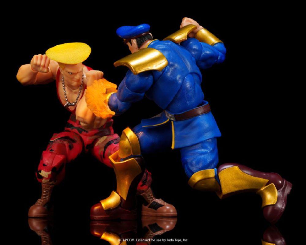 Street Fighter II – 1:12 Guile vs. M. Bison Action Figure 2-Pack