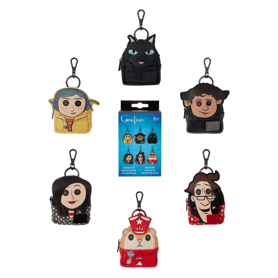Coraline – Mystery Mini Backpack Keychain Charm Assortment